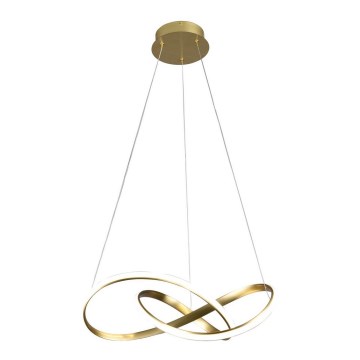 LED Chandelier on a string CAPPIO LED/36W/230V golden