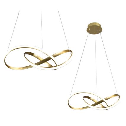 LED Chandelier on a string CAPPIO LED/36W/230V golden