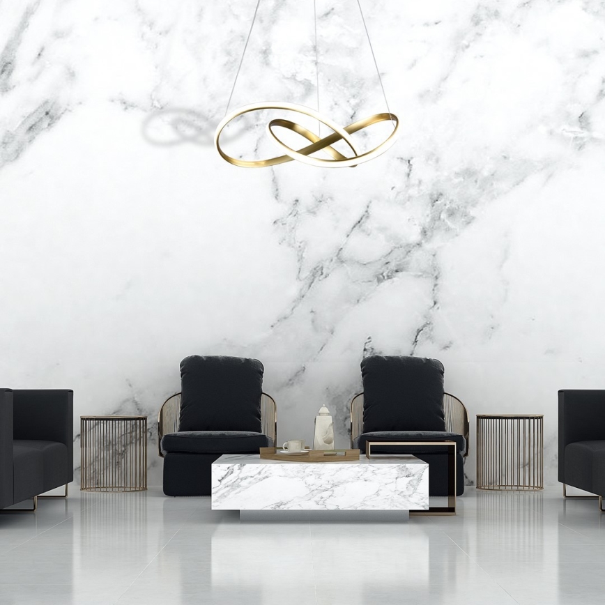 LED Chandelier on a string CAPPIO LED/36W/230V golden