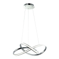 LED Chandelier on a string CAPPIO LED/36W/230V shiny chrome