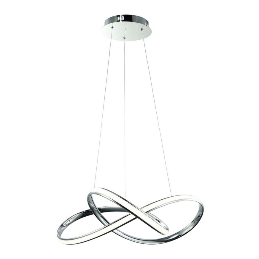 LED Chandelier on a string CAPPIO LED/36W/230V shiny chrome