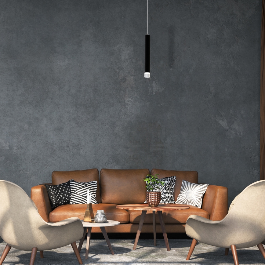 LED Chandelier on a string CARBON LED/5W/230V