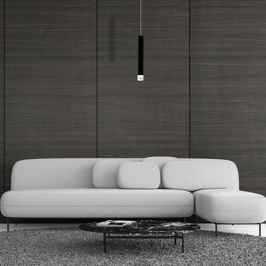 LED Chandelier on a string CARBON LED/5W/230V
