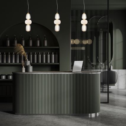 LED Chandelier on a string CARO LED/28W/230V gold
