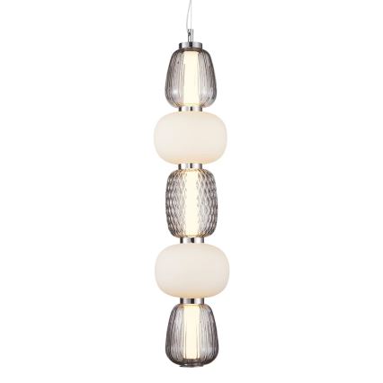 LED Chandelier on a string CARO LED/40W/230V shiny chrome