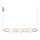 LED Chandelier on a string CARO LED/42W/230V gold