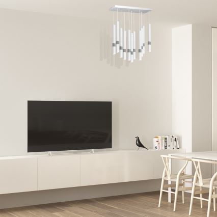 LED Chandelier on a string CASTRO 11xG9/7W/230V