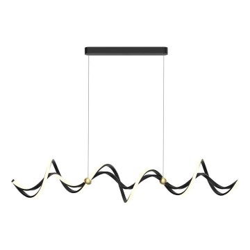LED Chandelier on a string COLIA LED/55W/230V black/gold