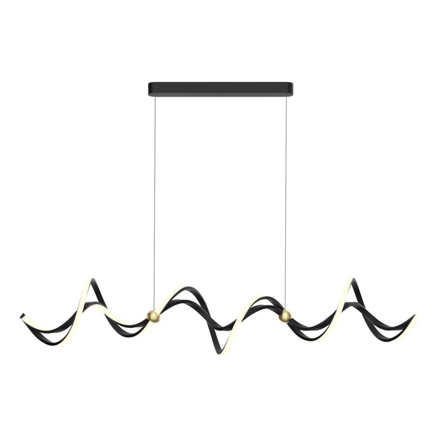 LED Chandelier on a string COLIA LED/55W/230V black/gold