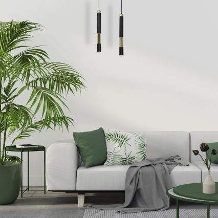LED Chandelier on a string DALLAS 1xGU10/3W/230V