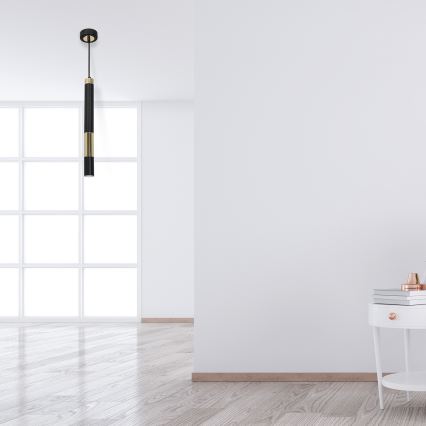 LED Chandelier on a string DALLAS 1xGU10/3W/230V