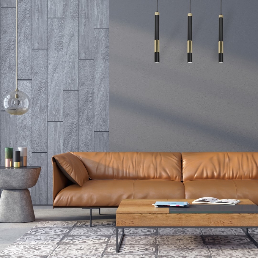 LED Chandelier on a string DALLAS 3xGU10/3W/230V