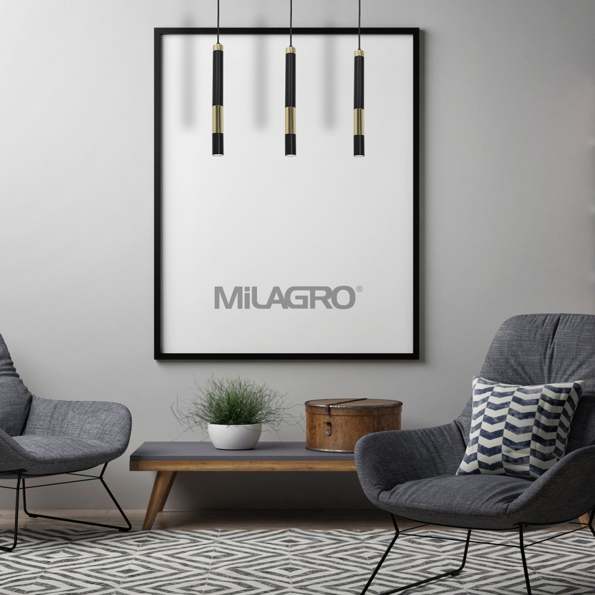 LED Chandelier on a string DALLAS 3xGU10/3W/230V