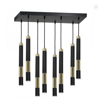 LED Chandelier on a string DALLAS 8xGU10/3W/230V