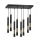 LED Chandelier on a string DALLAS 8xGU10/3W/230V