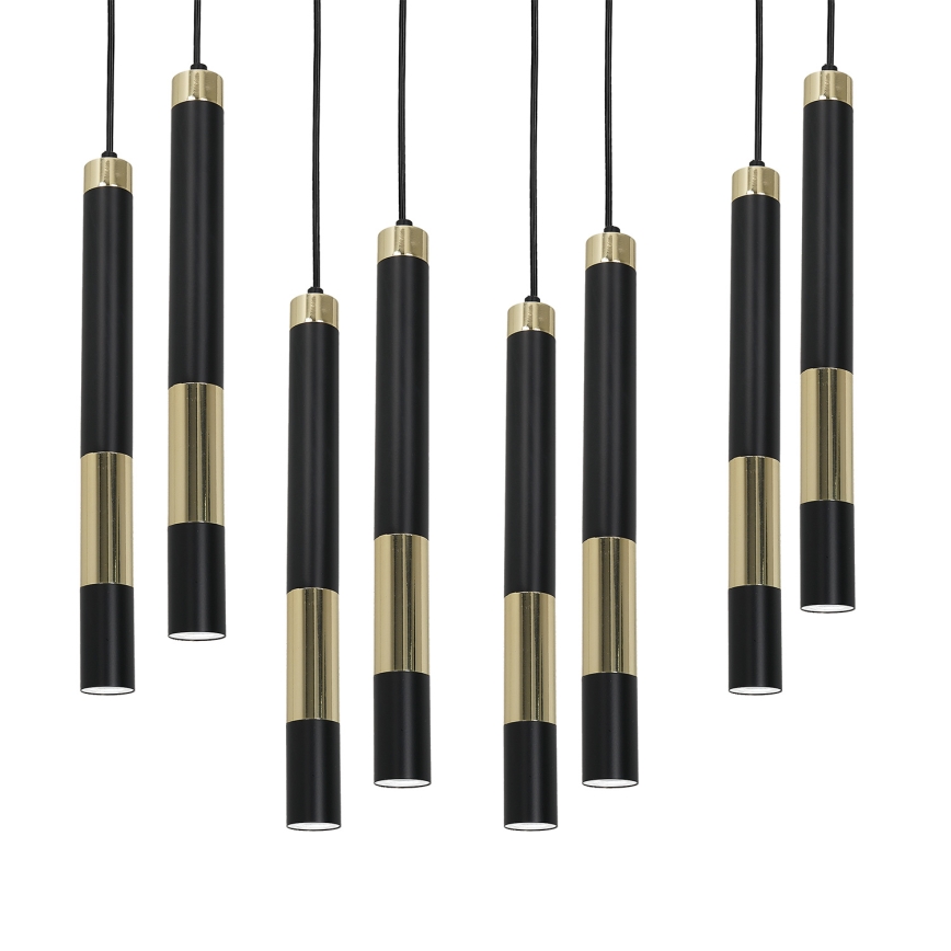 LED Chandelier on a string DALLAS 8xGU10/3W/230V