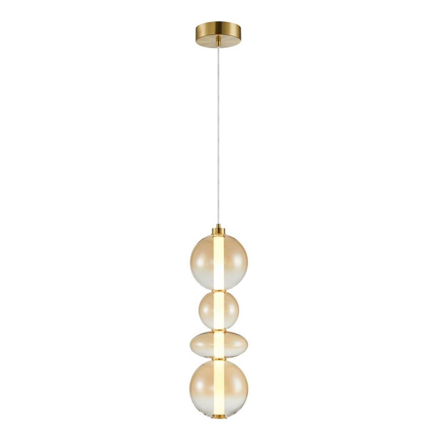 LED Chandelier on a string DAPHNE LED/36W/230V gold