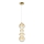 LED Chandelier on a string DAPHNE LED/36W/230V gold