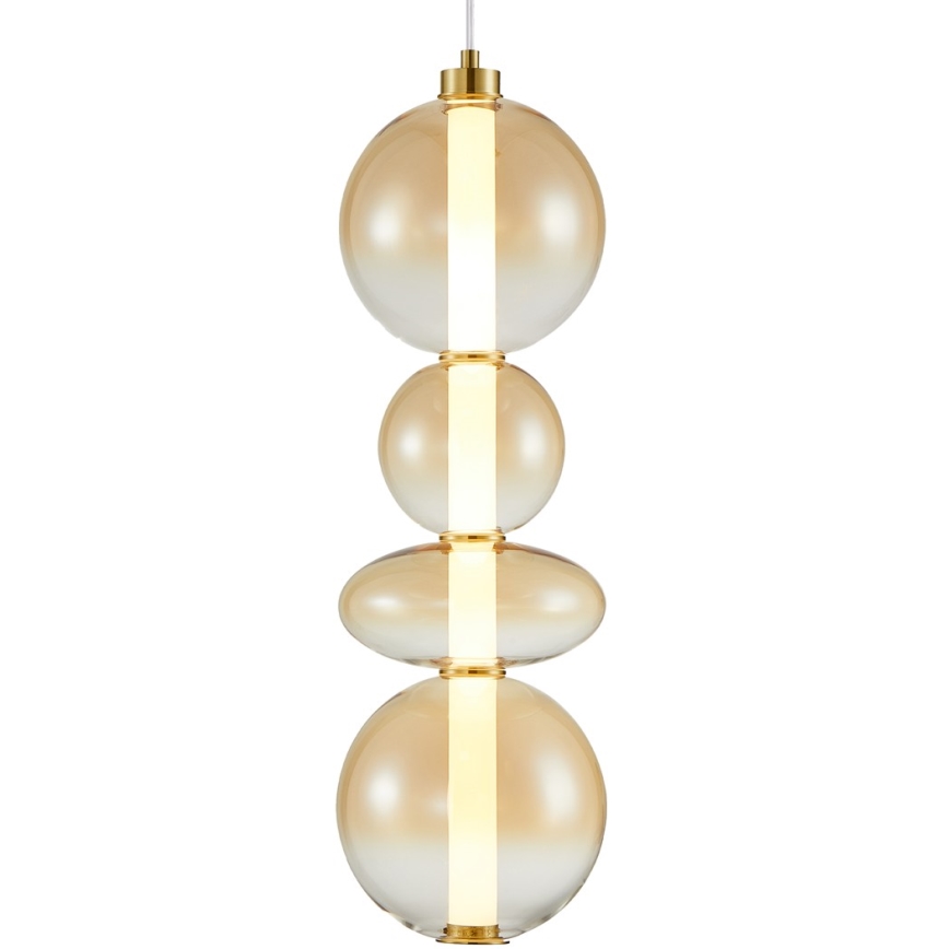 LED Chandelier on a string DAPHNE LED/36W/230V gold