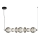 LED Chandelier on a string DAPHNE LED/40W/230V grey