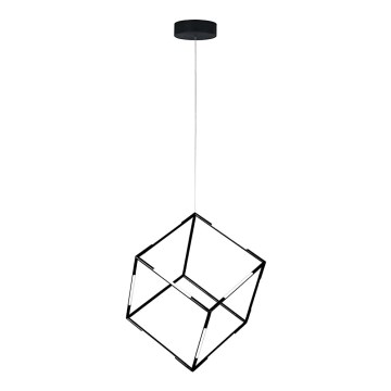 LED Chandelier on a string DICE LED/48W/230V black