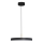 LED Chandelier on a string DISC LED/38W/230V d. 45 cm black