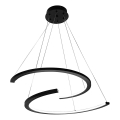 LED Chandelier on a string DOUBLEMOON LED/30W/230V black