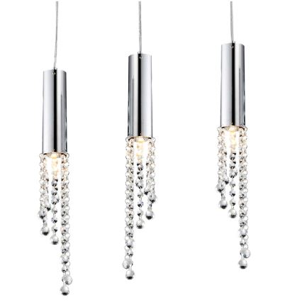 LED Chandelier on a string DUERO 3xLED/3W/230V