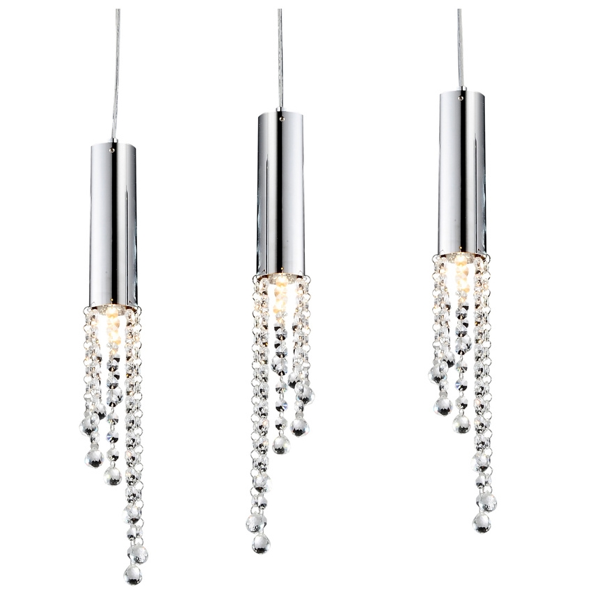 LED Chandelier on a string DUERO 3xLED/3W/230V