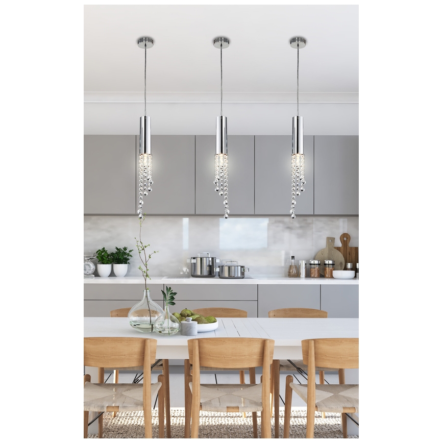 LED Chandelier on a string DUERO LED/3W/230V