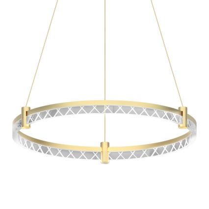 LED Chandelier on a string ELEGANCE LED/36W/230V d. 60 cm gold
