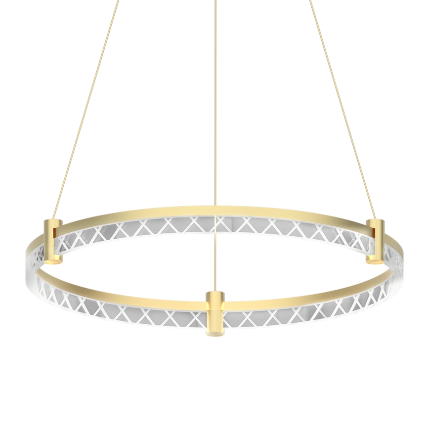 LED Chandelier on a string ELEGANCE LED/36W/230V d. 60 cm gold