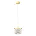 LED Chandelier on a string ELEGANCE LED/9W/230V d. 15 cm gold