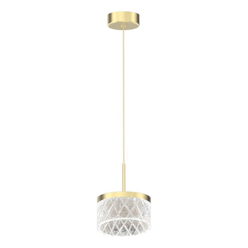 LED Chandelier on a string ELEGANCE LED/9W/230V d. 15 cm gold