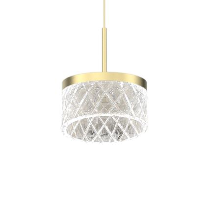 LED Chandelier on a string ELEGANCE LED/9W/230V d. 15 cm gold