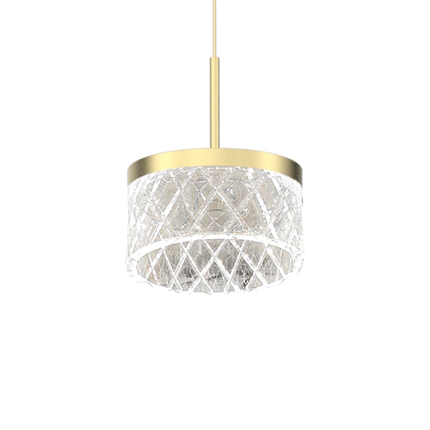 LED Chandelier on a string ELEGANCE LED/9W/230V d. 15 cm gold