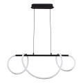 LED Chandelier on a string EMMA LED/38W/230V black