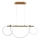 LED Chandelier on a string EMMA LED/38W/230V gold