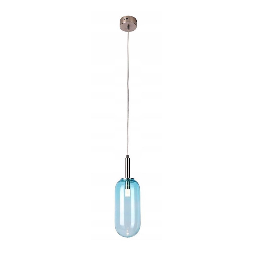 LED Chandelier on a string FIUGGI LED/6W/230V blue