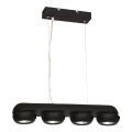 LED chandelier on a string FLARE 4xLED/10W/230V black