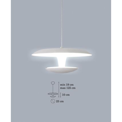 LED chandelier on a string FLY LED 1xLED/15W/230V