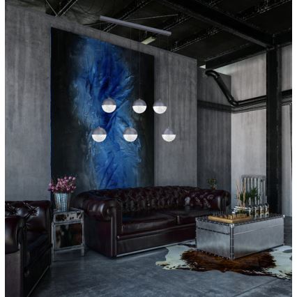 LED Chandelier on a string FURNI 6xLED/5W/230V