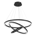 LED Chandelier on a string GALAXIA LED/85W/230V black