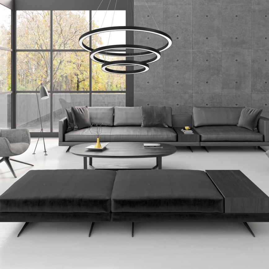 LED Chandelier on a string GALAXIA LED/85W/230V black