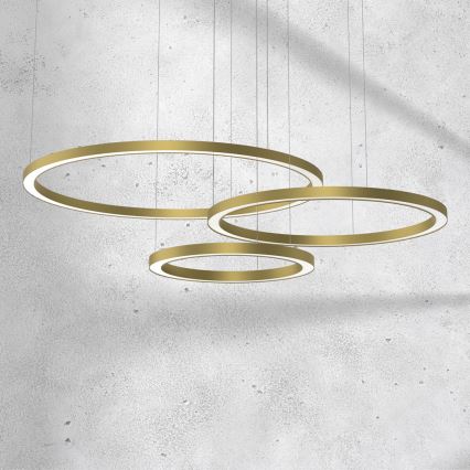 LED Chandelier on a string GALAXIA LED/85W/230V gold