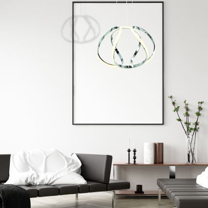 LED Chandelier on a string GLOBE 1xLED/50W/230V