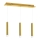 LED Chandelier on a string GOLDIE 3xLED/15W/230V golden