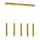 LED Chandelier on a string GOLDIE 5xLED/25W/230V golden