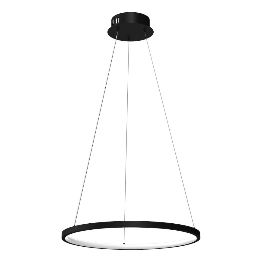 LED Chandelier on a string HOOP LED/27W/230V d. 50 cm 4000K black