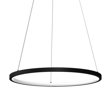 LED Chandelier on a string HOOP LED/27W/230V d. 50 cm 4000K black